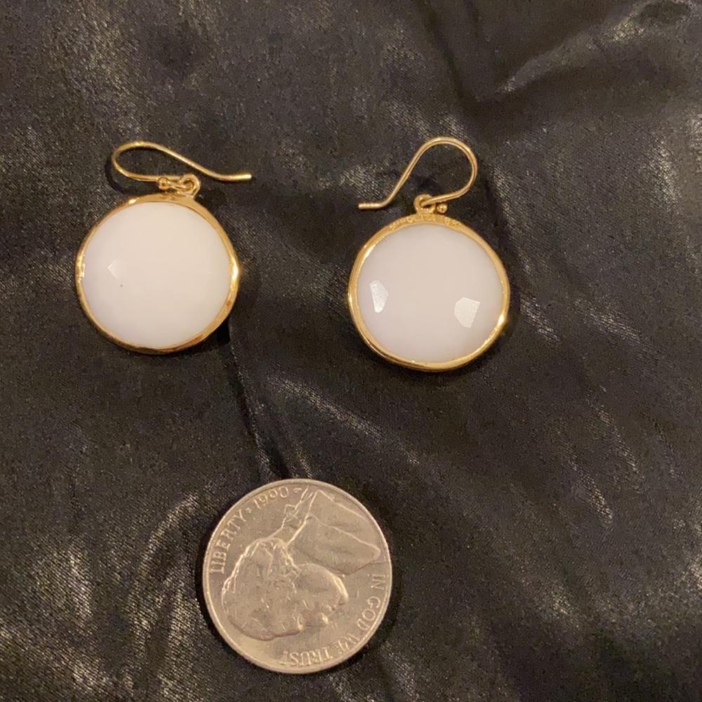 💥2xHP💥 SOLD IPPOLITA LOLLIPOP 18K GOLD QUARTZ EARRINGS - Picture 3 of 16